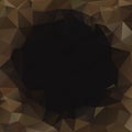 Abstract polygonal dark geometric background. Low poly. Royalty Free Stock Photo