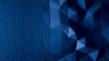 Abstract Polygonal Geometric background blue color