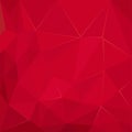 Abstract polygonal geometric Red facet background wallpaper illustration