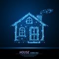 Real estate house sign Royalty Free Stock Photo