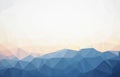 Abstract polygonal mountains vector background Royalty Free Stock Photo