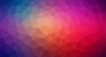 Abstract polygonal pattern with a gradient effect, featuring overlapping triangles. Royalty Free Stock Photo