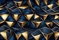 Abstract polygonal pattern luxur Royalty Free Stock Photo