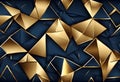 Abstract polygonal pattern luxur Royalty Free Stock Photo