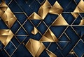 Abstract polygonal pattern luxur Royalty Free Stock Photo