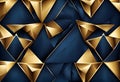 Abstract polygonal pattern luxur Royalty Free Stock Photo