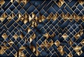 Abstract polygonal pattern luxur Royalty Free Stock Photo
