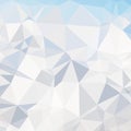 Abstract polygonal sky triangle background. Vector Polygon which consist of triangles. Royalty Free Stock Photo