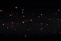 Abstract polygonal space low poly dark background with connecting dots and lines. Connection structure. 3d rendering, Complex