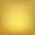 Polygonal Space. Low Poly Yellow Background with Connecting Dot. Big Data. Connection Structure. Grid with Dots Texture Royalty Free Stock Photo