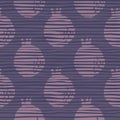 Abstract pomegranate fruit seamless pattern for textile design. Geometric pomegranates wallpaper Royalty Free Stock Photo