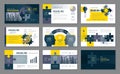 Abstract Presentation Templates, Infographic elements Template design set Royalty Free Stock Photo