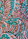 Abstract print fabric Royalty Free Stock Photo