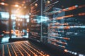 Abstract Programming Code: Software Developers and Computer Scripts Royalty Free Stock Photo