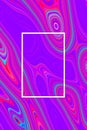 Abstract psychedelic poster background and hypnotic design, gradient vintage
