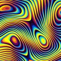 Abstract psychedelic vector background. Royalty Free Stock Photo