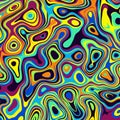 Abstract psychedelic vector background. Royalty Free Stock Photo