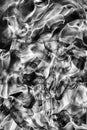 Abstract puffs of natural black smoke and white huge flame of strong fire design. Black and white photography. Dangerous firestorm
