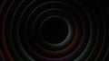 Abstract pulsating rings motion graphic background. Motion. Colorful circular silhouettes, abstract high tech background