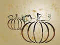 Abstract pumpkins