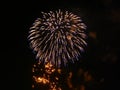 Firework salute Royalty Free Stock Photo