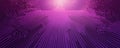 Abstract purple background with a vibrant gradient of light creating a dynamic and futuristic design Royalty Free Stock Photo