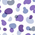 Abstract purple and blue blob pattern Royalty Free Stock Photo