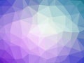 Abstract purple blue gradient polygon shaped background