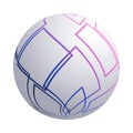 Abstract Purple and Blue Translucent Patterned Lit Globe Clipart Design with Intersecting White Squares