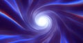 Abstract purple blue tunnel twisted swirl of cosmic hyperspace magical