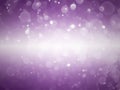 Abstract purple bokeh lights with soft light background. Blur wall Royalty Free Stock Photo