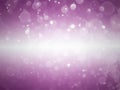 Abstract purple bokeh lights with soft light background. Blur wall Royalty Free Stock Photo