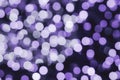 Abstract purple bokeh twinkle lights background Royalty Free Stock Photo