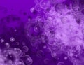 The abstract purple bubble chaos image