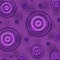 Abstract Purple Circles On Lavendar Background Royalty Free Stock Photo