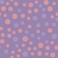 Abstract simple circles seamless pattern. Minimalistic elements wallpaper Royalty Free Stock Photo