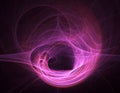 Abstract purple curve lines