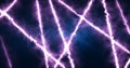 Abstract purple energy lines magical glowing Royalty Free Stock Photo