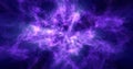 Abstract purple energy magical waves glowing