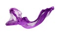 Abstract purple fabric in motion