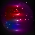 Abstract purple flash bokeh background. Vector illustration internet technology background illustration