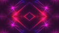 Abstract purple fractal lights, 3d render backdrop, computer generating background