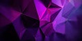 Abstract Purple Geometric Facets Create Artistic Structure in Low-Poly Background Design Royalty Free Stock Photo
