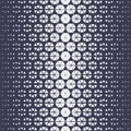 Abstract purple geometric hexagon halftone gradient pattern