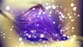 Abstract Purple and Gold Blurry Lights Background Royalty Free Stock Photo