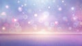 Abstract purple and pink bokeh background with subtle striped floor for elegant design projects. Generative AI Royalty Free Stock Photo