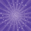 Abstract Purple rays and stars background. Vector EPS 10 cmyk