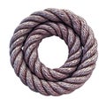 Abstract Purple Rope Circle Design Element 3d art knot cord