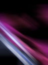 Abstract purple shape design on black background