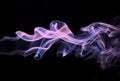 Abstract purple smoke - smoke backdrop